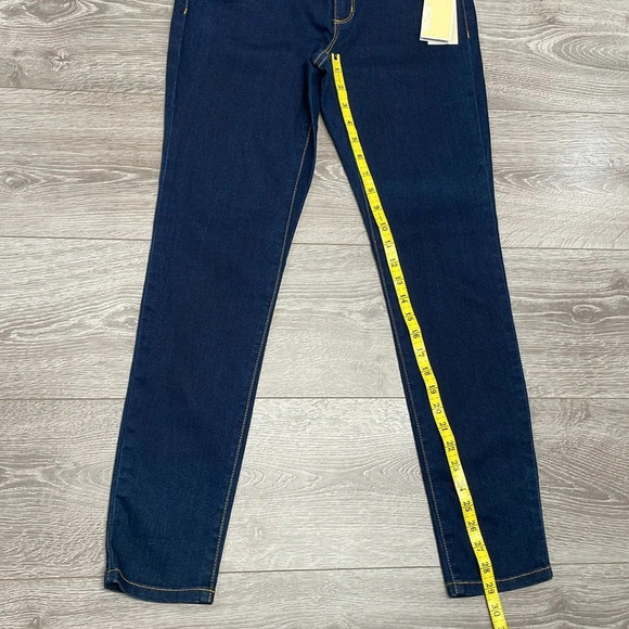 NWT Michael Michael Kors Skinny Denim Jeans Overdyed Indigo 2 - Picture 10 of 16